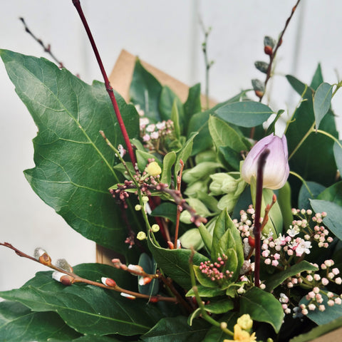 Valentine's Day Home Grown Hand Tied Posy